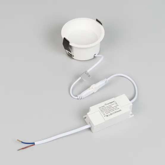 Фото #2 товара Светильник MS-BREEZE-BUILT-R82-9W Warm2700 (WH, 85 deg, 230V) (Arlight, IP20 Металл, 5 лет)