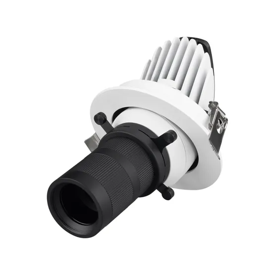 Фото #1 товара Светильник LGD-ARTIFACT-BUILT-FLAP-CROP-ZOOM-R90-12W Warm3000 (Черный, 20-35 deg, 230V) (Arlight, IP20 Металл, 5 лет)