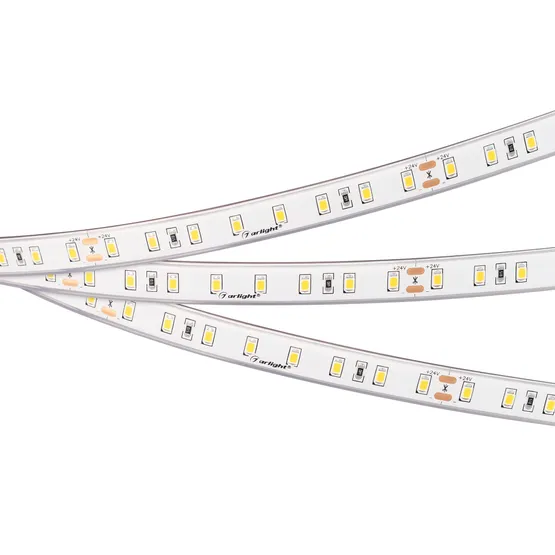 Фото #3 товара Светодиодная лента герметичная RTW-PS-A80-12mm 24V Warm2400 (4.8 W/m, IP67, TWP100, 5m) (Arlight, -)