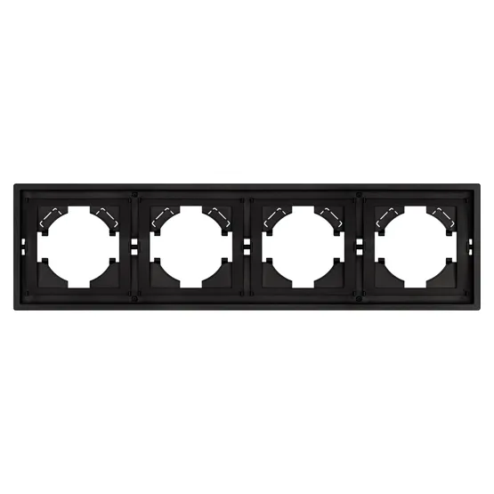 Фото #3 товара Рамка пластиковая FRM-TENDO-SFPL-4-BK (Arlight, -)