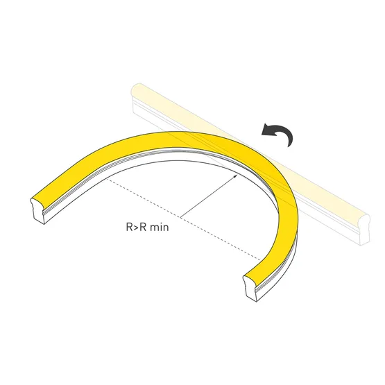 Фото #5 товара Светодиодная лента герметичная HALO-SIDE-A160-06x13mm 24V White6000 (10 W/m, IP67, 5m, wire x1) (Arlight, Вывод прямой, 3 года)