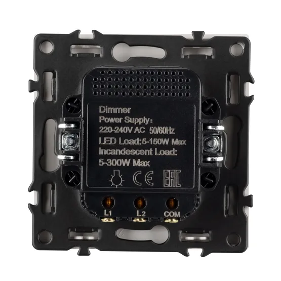 Фото #3 товара Механизм светорегулятора SWT-NOBE-DLR-SFPL-IS (250V, 300W) (Arlight, Никель)