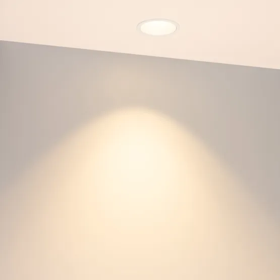 Фото #5 товара Светильник MS-ARADO-BUILT-R75-12W Warm3000 (WH-WH, 55 deg, 230V) (Arlight, IP20 Металл, 5 лет)