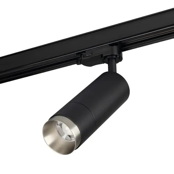 Фото #3 товара Светильник LGD-GESTIA-TRACK-4TR-R56-15W Warm3000 (Черный-никель, 25-50 deg, 230V) (Arlight, IP20 Металл, 5 лет)