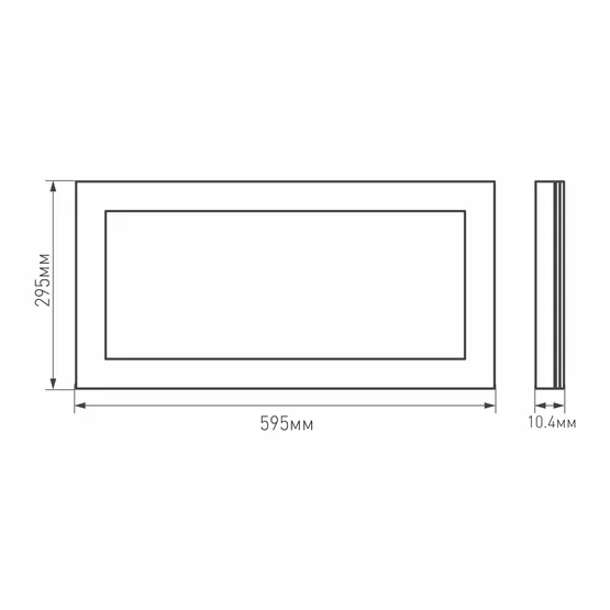 Фото #6 товара Панель IM-300x600A-18W Warm White (Arlight, IP40 Металл, 3 года)