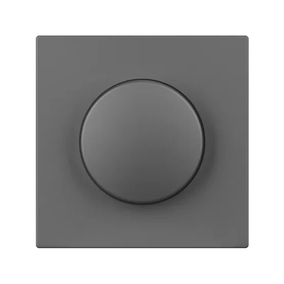 Фото #1 товара Лицевая панель светорегулятора PNL-NOBE-FB-SFPL-GR  (Arlight, Серый базальт)