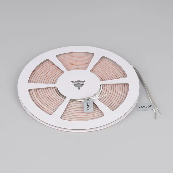 Фото #3 товара Светодиодная лента герметичная MICROLED-SEW-M320-3mm 24V Warm2700 (6 W/m, IP65, 5m) (Arlight, CRI>90)