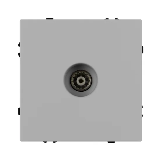 Фото #3 товара Механизм телевизионной розетки SCT-NOBE-MTV1-SFPL-IS (Arlight, Никель)