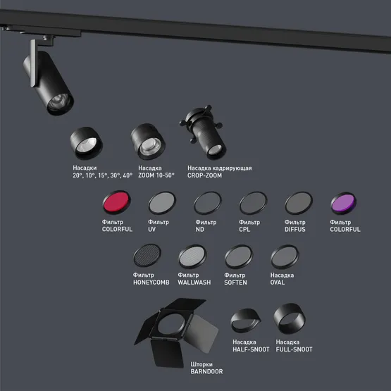 Фото #2 товара Фильтр LGD-ARTIFACT-UV-LENS-R49 (BK) (Arlight, Металл)