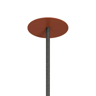 Фото #1 товара Вывод провода питания для натяжного потолка SPX-CAP-STRETCH-R64-C6.5 (RAL8004) (Arlight, Металл)