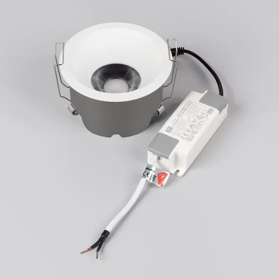 Фото #4 товара Светильник MS-HARBOR-R106-15W Warm3000 (WH, 36 deg, 230V) (Arlight, IP20 Металл, 5 лет)