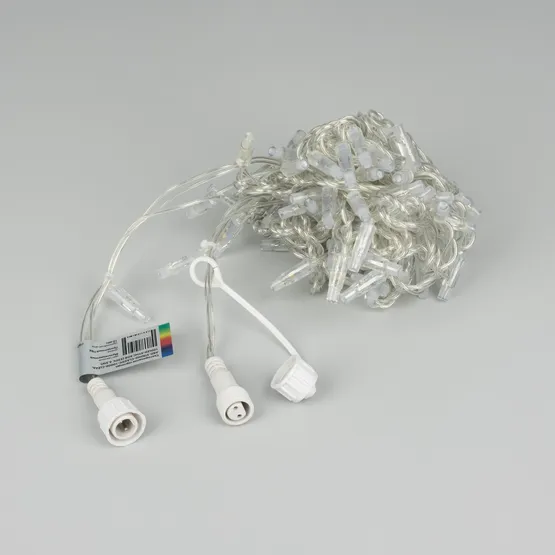 Фото #9 товара Светодиодная гирлянда ARD-STRING-CLASSIC-10000-CLEAR-100LED-SYNC RGB (230V, 6.5W) (Ardecoled, IP65)