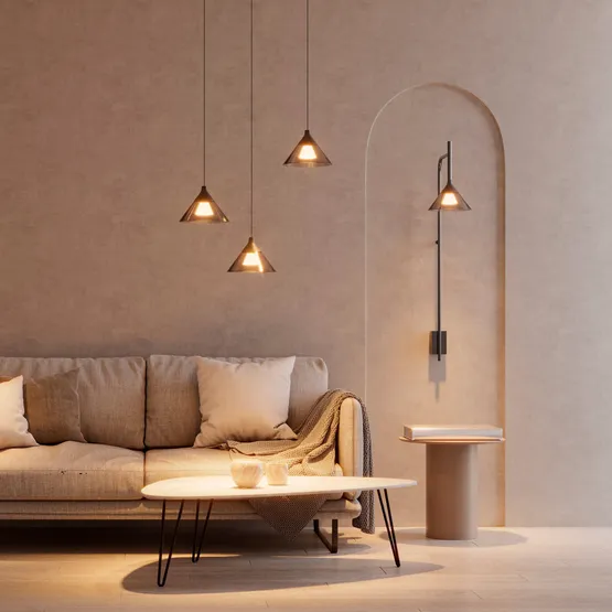 Фото #3 товара Светильник SP-OMBRELLO-HANG-R200-7W Warm3000 (BK, 30 deg, 230V) (Arlight, IP20 Металл, 5 лет)