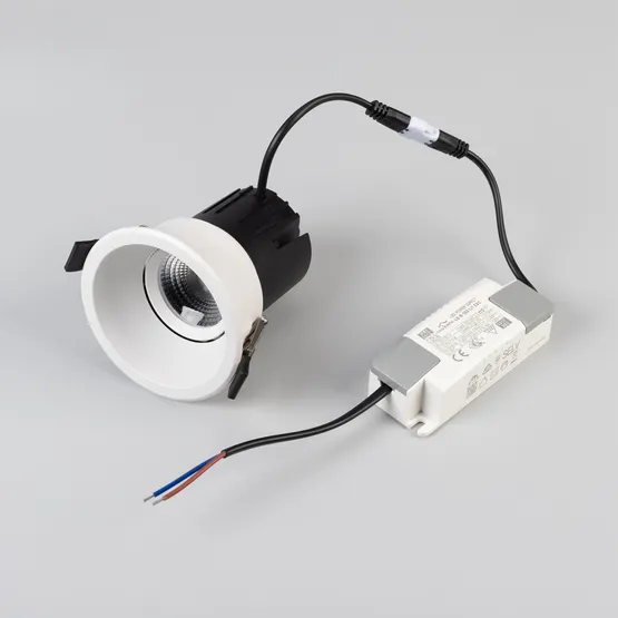 Фото #3 товара Светильник MS-FLOW-BUILT-R85-6W Day4000 (WH, 55 deg, 230V) (Arlight, IP20 Металл, 5 лет)