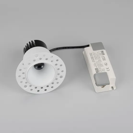 Фото #5 товара Светильник MS-INVISIO-TRIMLESS-R55-15W Day4000 (WH-WH, 36 deg, 230V) (Arlight, IP54 Металл, 5 лет)