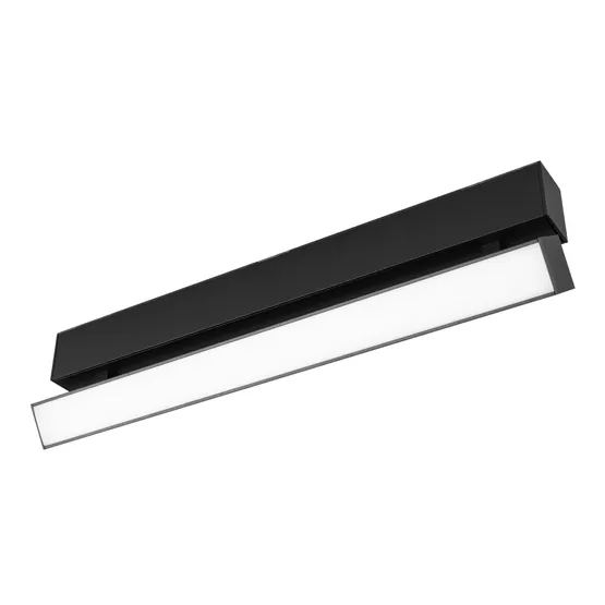 Фото #3 товара Светильник MAG-FLAT-FOLD-45-S405-12W Day4000 (BK, 100 deg, 24V) (Arlight, IP20 Металл, 5 лет)