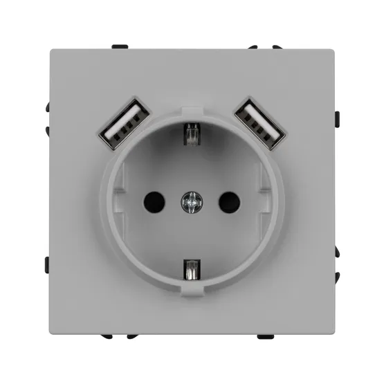 Фото #3 товара Механизм розетки с USB зарядкой SCT-NOBE-MUAA-SFPL-IS (230V, 16A)  (Arlight, -)