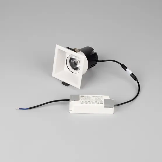 Фото #3 товара Светильник MS-FLOW-BUILT-S85x85-6W Warm3000 (WH, 15 deg, 230V) (Arlight, IP20 Металл, 5 лет)