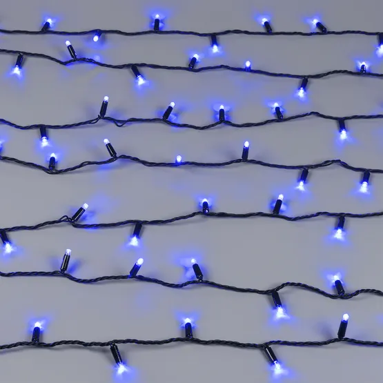 Фото #3 товара Светодиодная гирлянда ARD-STRING-CLASSIC-10000-BLACK-100LED-STD BLUE (230V, 7W) (Ardecoled, IP65)
