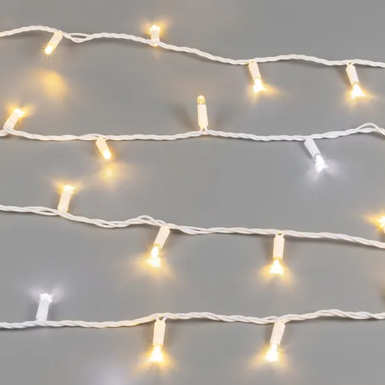 Фото #2 товара Светодиодная гирлянда ARD-STRING-PRO-10000-WHITE-100LED-FLASH WARM (230V, 7W) (Ardecoled, IP65)