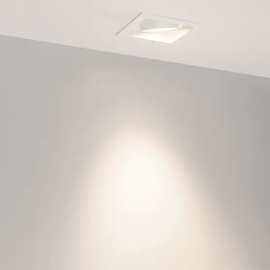 Фото #3 товара Светильник MS-VORTEX-BUILT-S117x117-20W Day4000 (WH-WH, 40 deg, 230V) (Arlight, IP20 Металл, 5 лет)