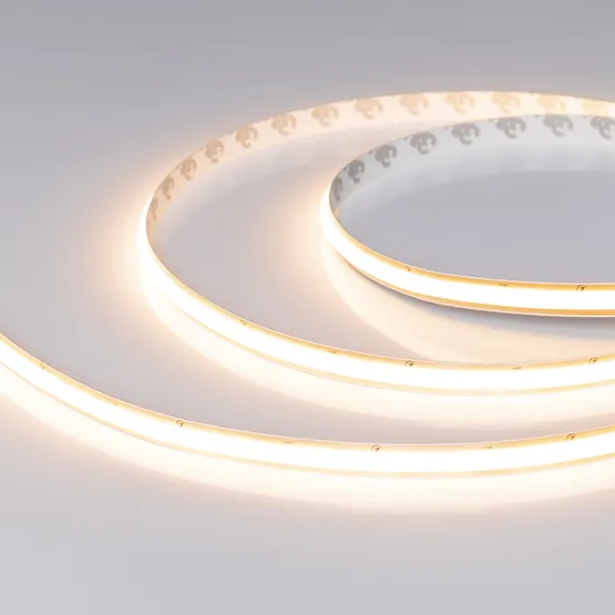 Фото #1 товара Светодиодная лента SOB-M288-10mm 24V Warm3000 (10 W/m, IP20, 5m) (Arlight, резка 1 светодиод)