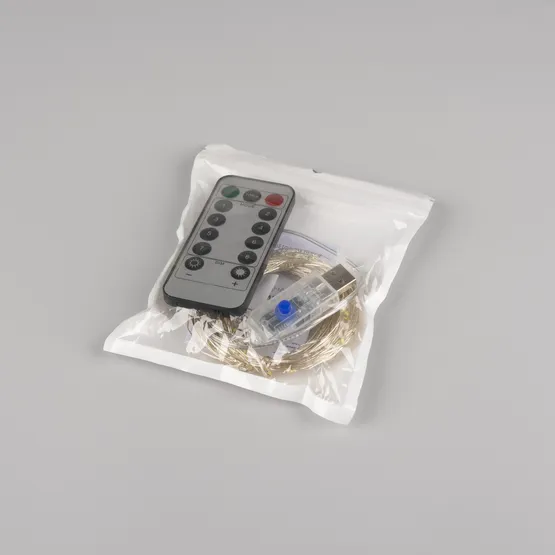 Фото #4 товара Светодиодная гирлянда ARD-DEW-HOME-10000-CLEAR-100LED-LIVE White6000 (5V, USB, ПДУ) (Ardecoled, IP20)