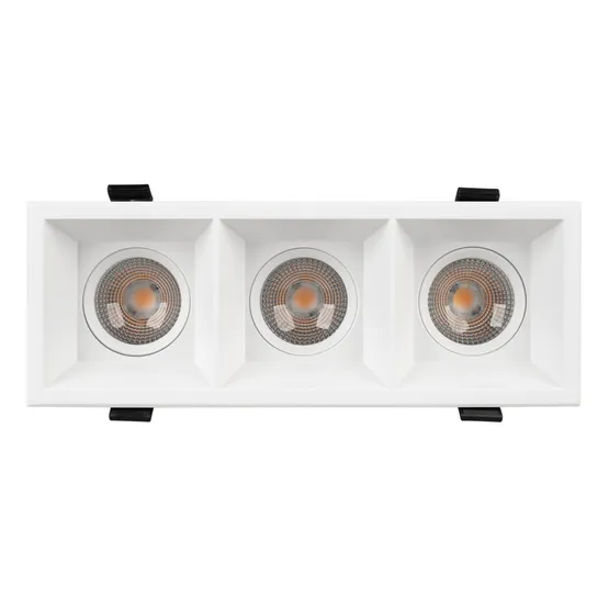 Фото #5 товара Светильник MS-FLOW-BUILT-S230x85-3x6W Warm3000 (WH, 55 deg, 230V) (Arlight, IP20 Металл, 5 лет)