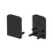 Минифото #1 товара Заглушка MAG-MICROCOSM-CAP (BK) (Arlight, IP20 Пластик)