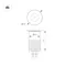 Минифото #4 товара Светильник ART-GROUND-R40-3W Warm3000 (SL, 36 deg, 24V) (Arlight, IP67 Металл, 3 года)
