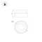 Минифото #2 товара Насадка с фиксированным углом LGD-ARTIFACT-LENS-R65 (BK, 30 deg) (Arlight, Металл)