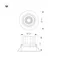 Минифото #3 товара Светильник MS-VORTEX-BUILT-R135-30W Day4000 (WH-WH, 30 deg, 230V) (Arlight, IP20 Металл, 5 лет)