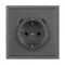 Минифото #3 товара Механизм розетки с USB зарядкой SCT-NOBE-MUCC-SFPL-GR (230V, 16A) (Arlight, -)