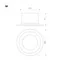 Минифото #3 товара Светильник MS-DROP-BUILT-R84-8W Warm2700 (BK, 85 deg, 230V) (Arlight, IP54 Металл, 5 лет)