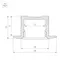 Минифото #3 товара Профиль SL-SLIM-H13M-F25-2000 BLACK (Arlight, Алюминий)