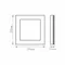 Минифото #6 товара Панель IM-300x300A-12W Warm White (Arlight, IP40 Металл, 3 года)
