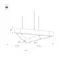 Минифото #2 товара Светильник ALT-LINEAIR-TRIANGLE-FLAT-UPDOWN-DIM-1375-130W Warm3000 (BK, 100 deg, 230V) (Arlight, IP20 Металл, 3 года)