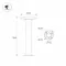 Минифото #2 товара Светильник ландшафтный LGD-PILZE-H1000-20W Warm3000 (Серый, 136 deg, 230V) (Arlight, IP65 Металл, 5 лет)